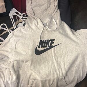 Nike Light Gray Pullover Hoodie